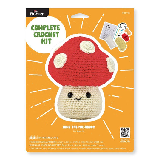 Bucilla Amigurumi Crochet Kit - Juno the Mushroom
