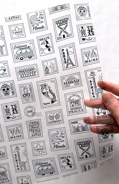 Clear TPU Vinyl: Global Postage