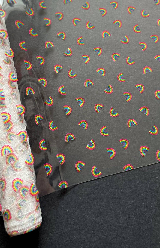 Clear TPU Vinyl: Rainbow Toss