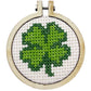 Mini Matchbox Cross Stitch Kit: Good Luck!