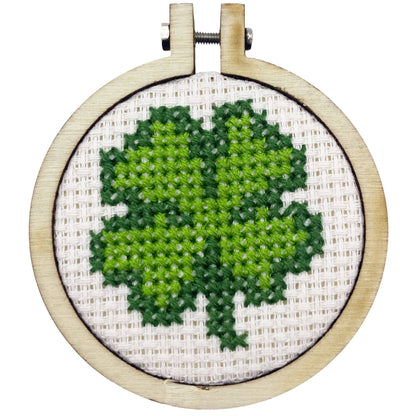 Mini Matchbox Cross Stitch Kit: Good Luck!