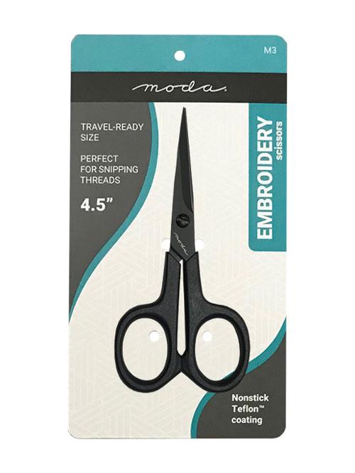 Moda Teflon Embroidery Scissors – 4.5"