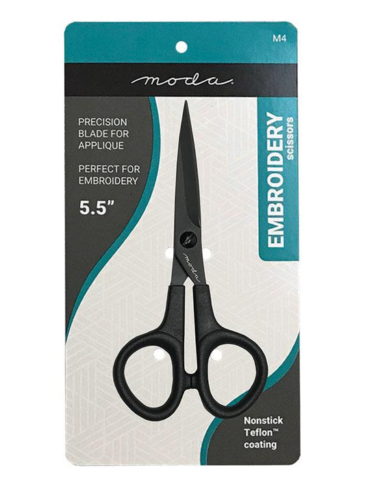 Moda Teflon Embroidery Scissors – 5.5"