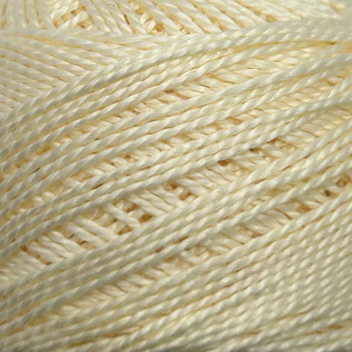 OTF Threads™ Solid #8 Pearl Cotton Embroidery Floss: 002 Ecru