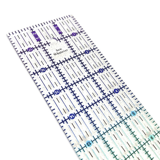 Rainbow Gradient | Glitter - 18” x 3” Ruler