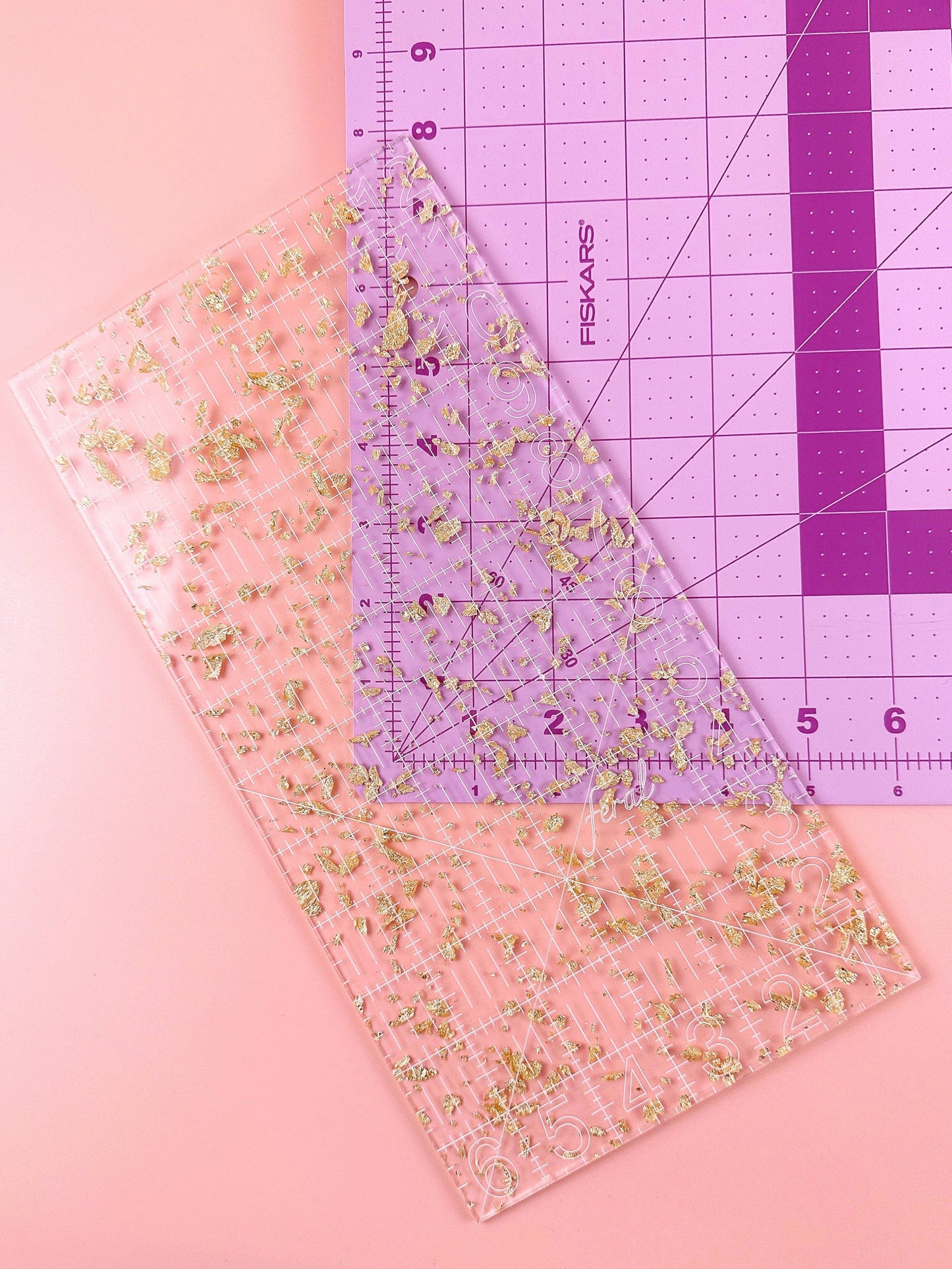 6 x 12 Quilting Ruler: Golden