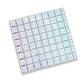 Pink to Teal Gradient | Glitter - 8.5” x 8” Ruler