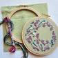 Bird & Floral Embroidery Hoop Kit – Beginner-Friendly