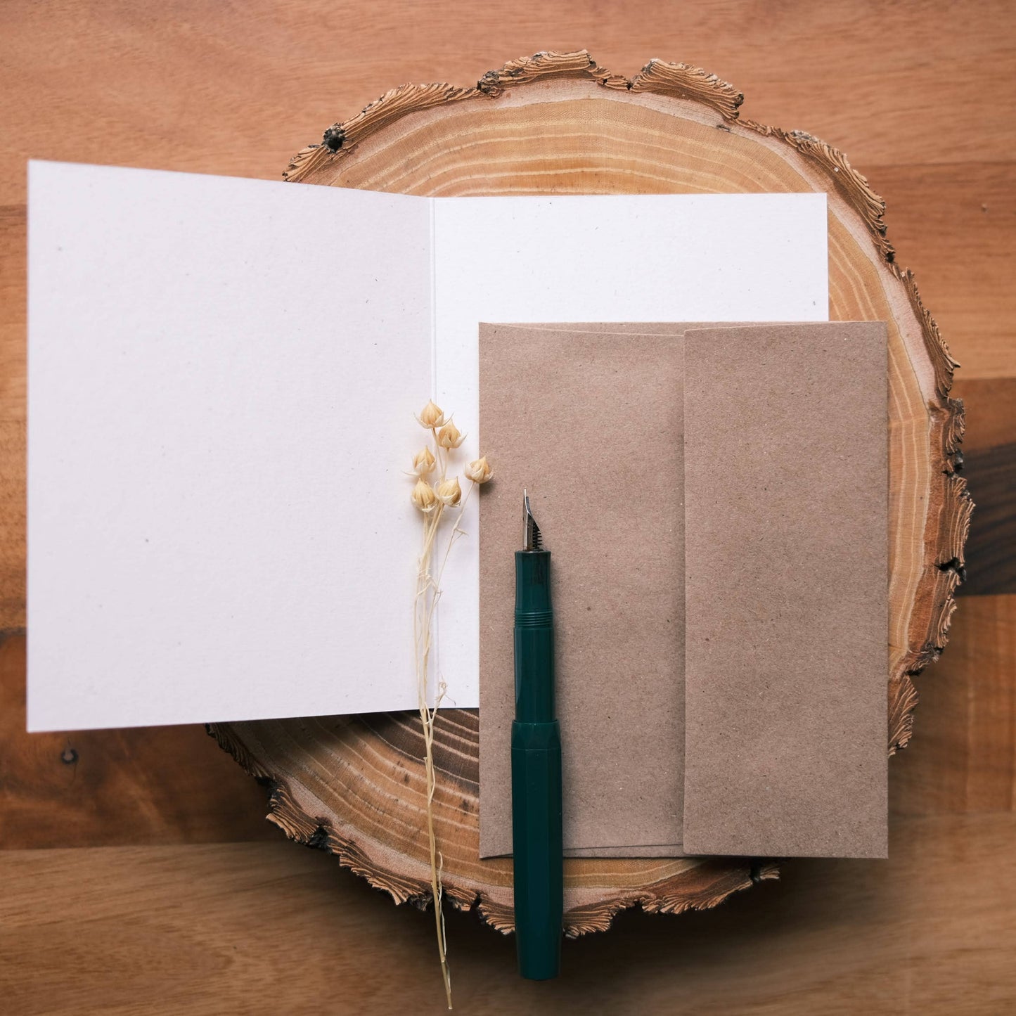 Greeting Card: Rabbit Journaling
