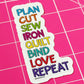 Plan, Cut, Sew Sticker