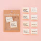 Wash Cold Dry Low Organic Cotton Sewing and Quilting Labels
