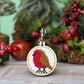 Mini Matchbox Christmas Cross Stitch Kit: Red Robin