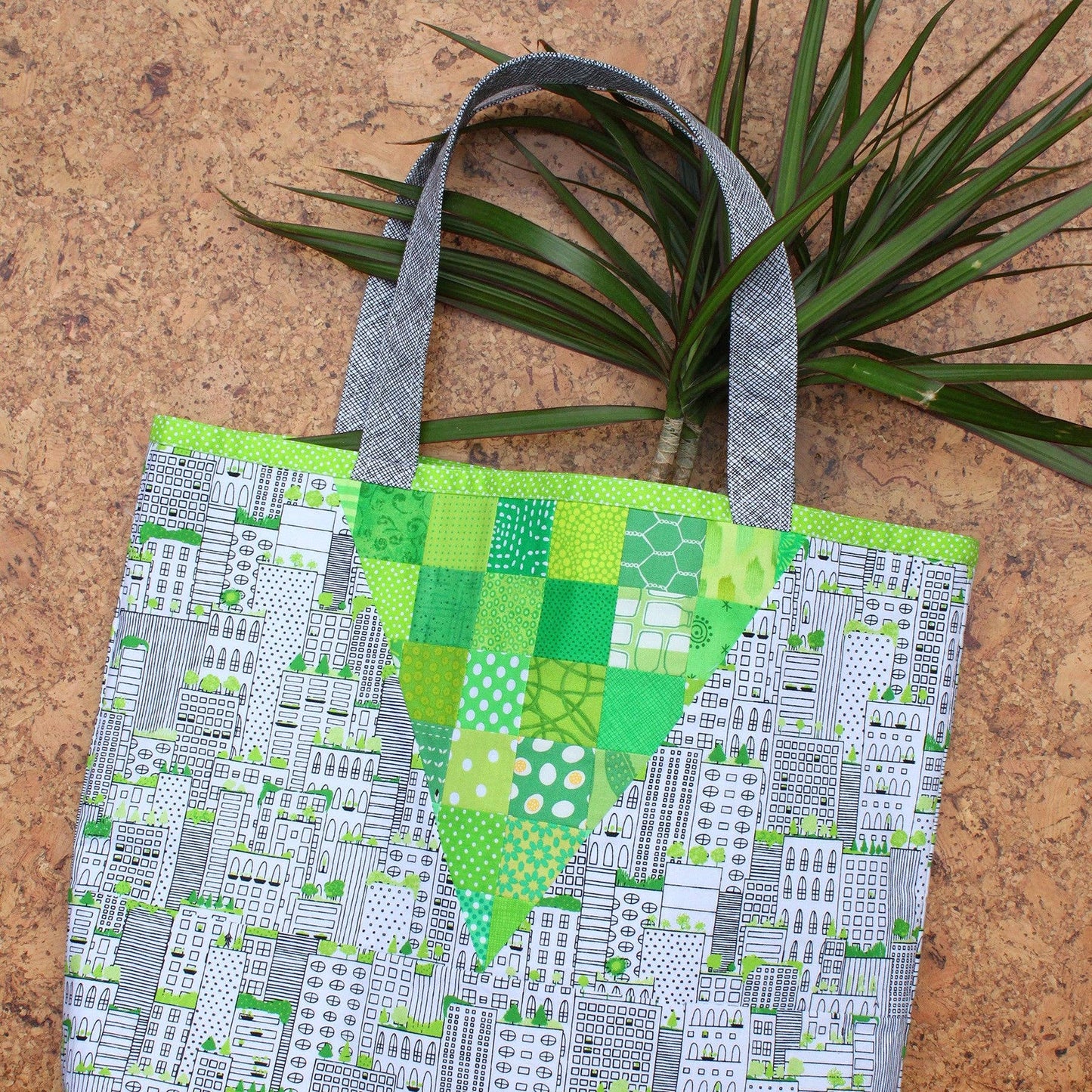 Teddy Tote Bag Pattern: Printed