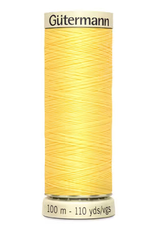 Gütermann Sew-All Polyester Thread – Lemon Peel (100m / 110 yds)