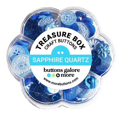Sapphire Quartz Treasure Box – Designer Buttons by Buttons Galore & More 💎✨