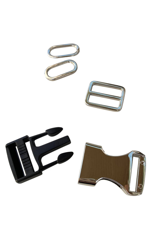 Bum Bag Hardware Kit: Nickel