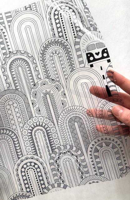 Clear TPU Vinyl: Summer Lovin' Arches