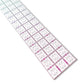 18” x 3” Ruler - Pink to Teal Gradient | Glitter