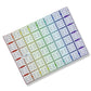8” x 6” Quilting Ruler - Rainbow Gradient | Glitter