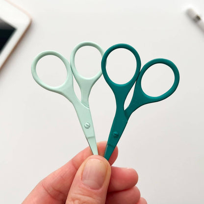 Small needlecraft scissors, tiny embroidery scissors: Teal