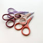 Small needlecraft scissors, tiny embroidery scissors: Lavender