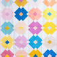 Flower Tile Quilt Pattern - Printed