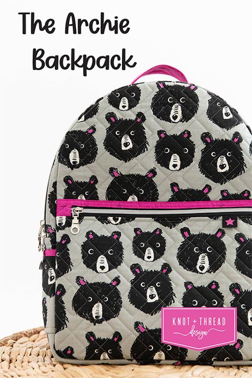The Archie Backpack Pattern – KAT 120 | Knot and Thread Design