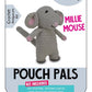 Knitty Critters - Pouch Pals - Millie Mouse