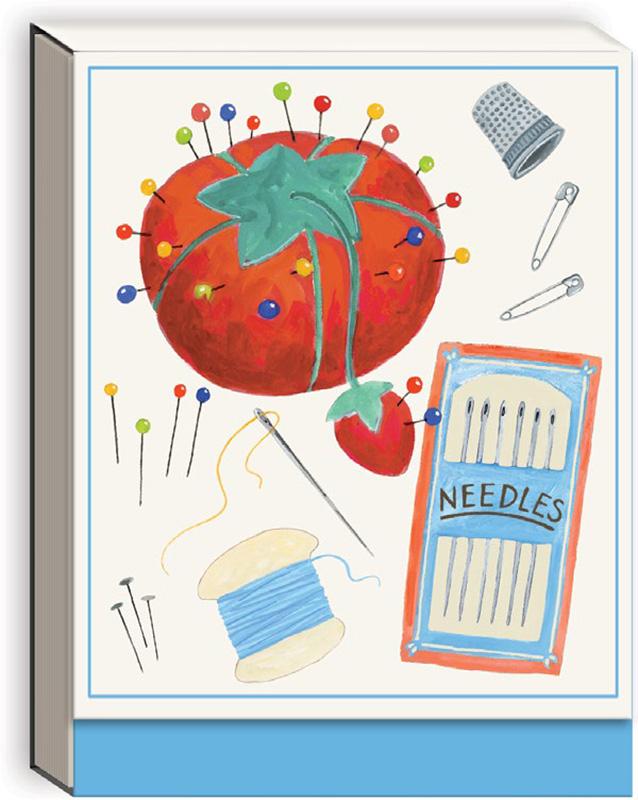 Sewing Icons Pocket Notepad - Pin Cushion