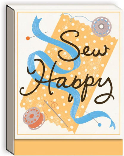Sewing Icons Pocket Notepad - Sew Happy