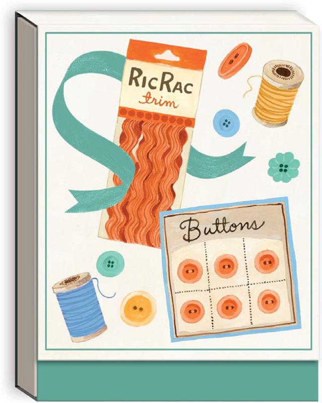 Sewing Icons Pocket Notepad - Trim