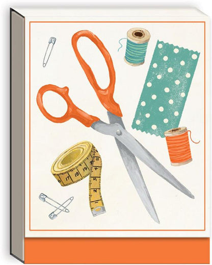 Sewing Icons Pocket Notepad - Scissors