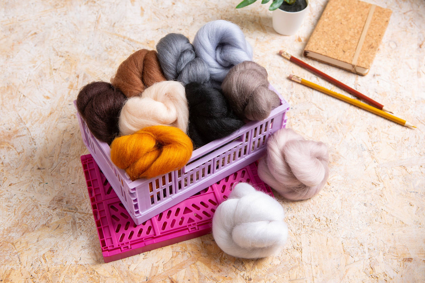 Wool Bundle: Animals Tones