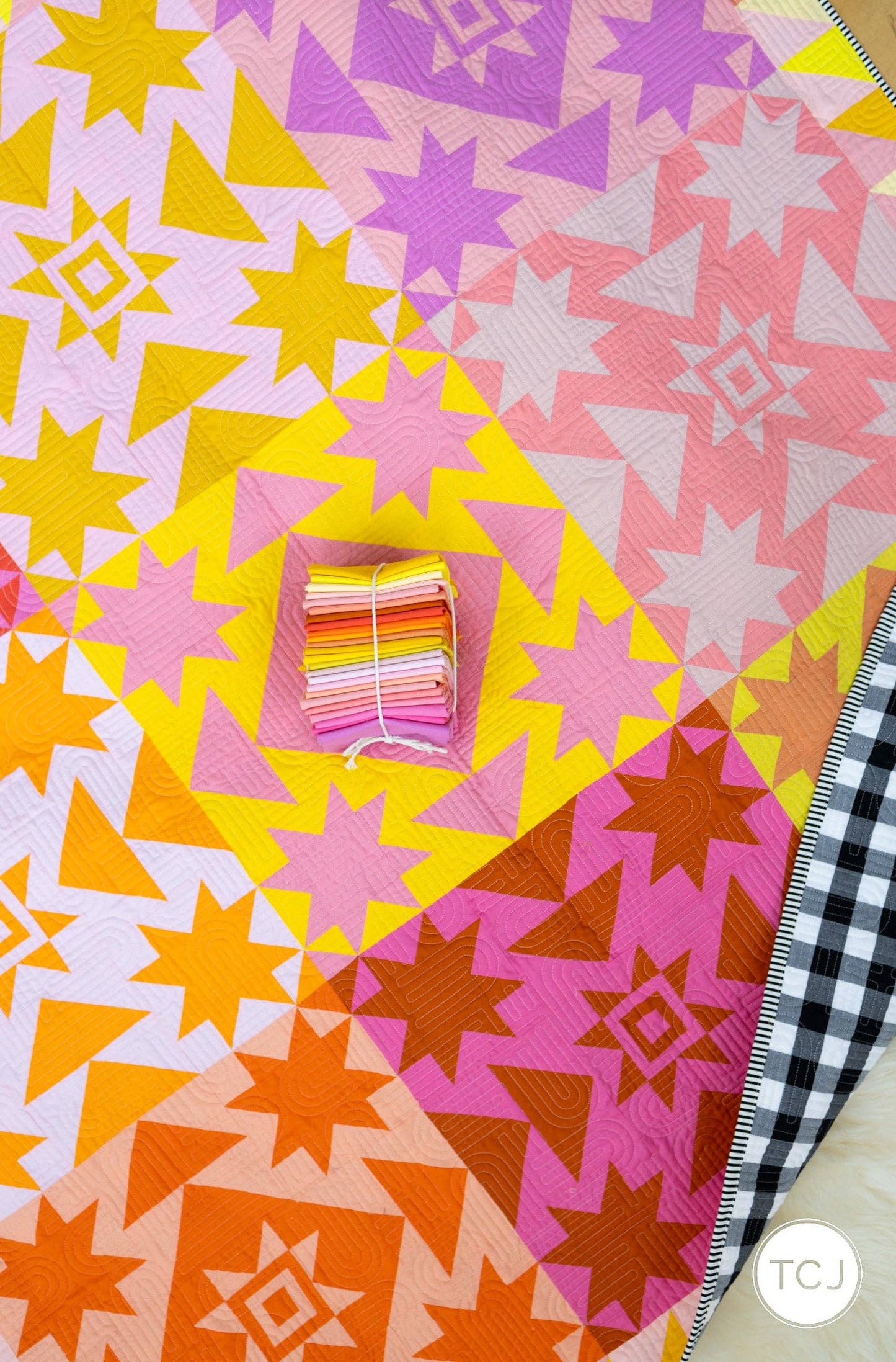 Everett Star Quilt Pattern - Printed