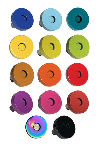 Colorful Magnetic Snaps: Light Blue