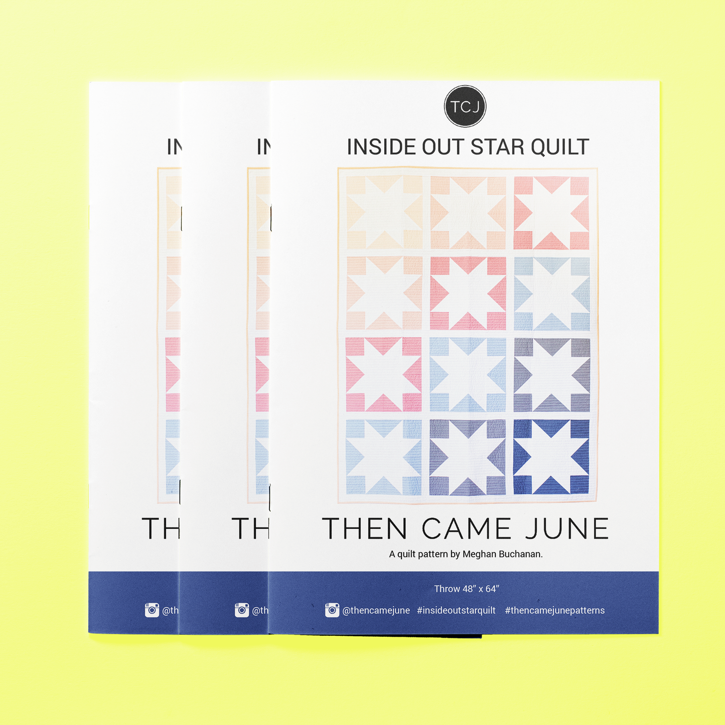 Inside Out Star Quilt Pattern - Printed