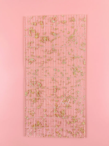 6 x 12 Quilting Ruler: Golden