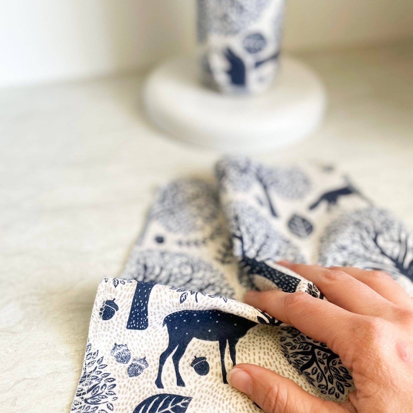 Organic Reusable Paper Towels  - Bunnies & Doves