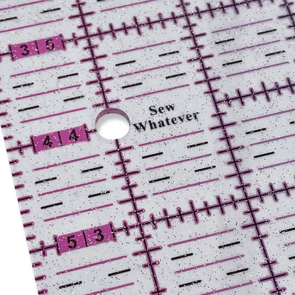 Pink to Teal Gradient | Glitter - 8.5” x 8” Ruler