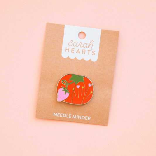 Magnetic Needle Minder: Tomato Pin Cushion