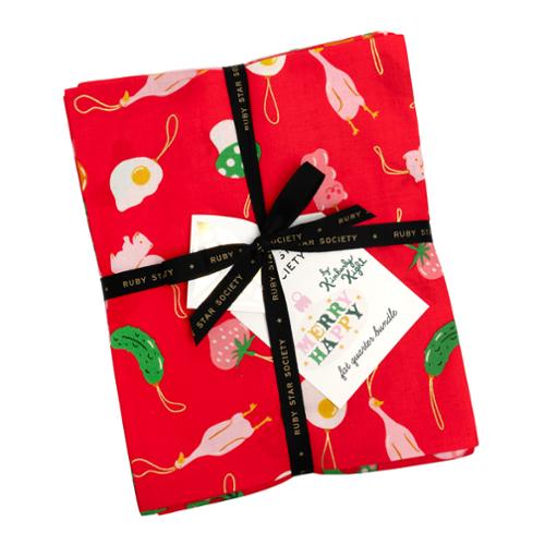 Merry Happy Fat Quarter Bundle – 27 Piece Collection by Kimberly Kight for Ruby Star Society