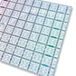 Pink to Teal Gradient | Glitter - 8.5” x 8” Ruler