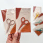 Small needlecraft scissors, tiny embroidery scissors: Lavender