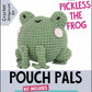 Knitty Critters - Pouch Pals 3 - Pickles The Frog