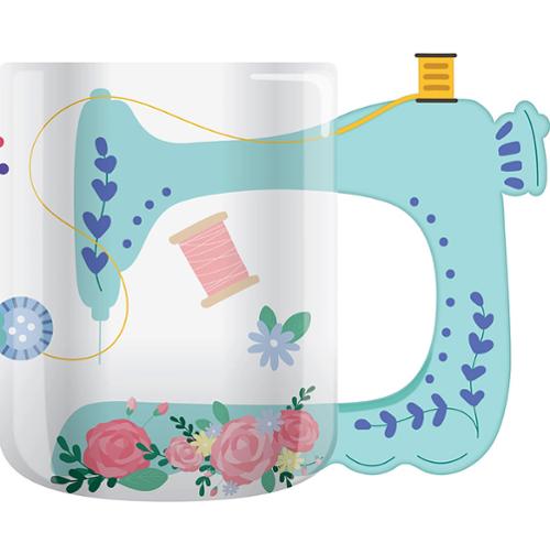 Sewing Machine Coffee Mug – 13.5 oz