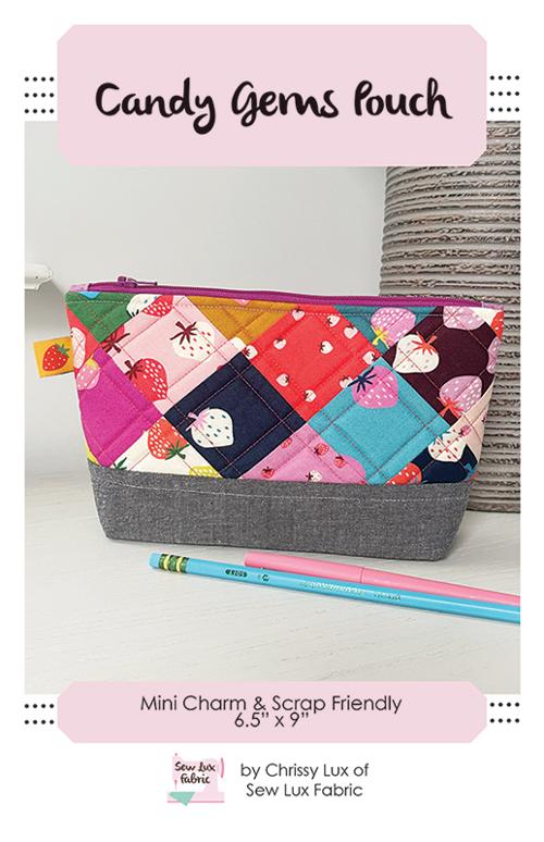 Candy Gems Pouch Pattern – SLF 2505 | Sew Lux Fabric
