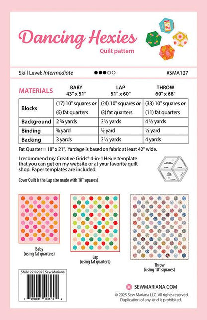 Dancing Hexies Quilt Pattern – Sew Mariana
