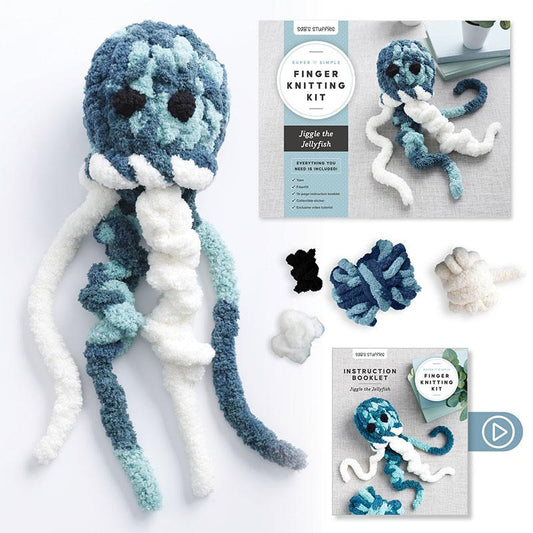Finger Knitting Jiggle Jellyfish Kit