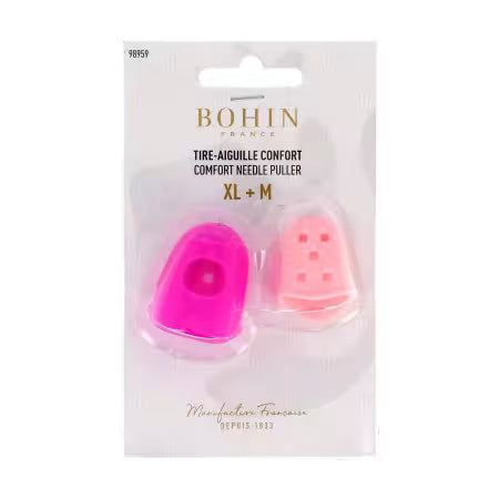 Bohin Silicone Needle Pullers – Extra Large &amp; Medium (2 Pack)