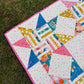 Joyful Sawtooth Stars Quilt Pattern - Printed